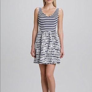 Lily Pulitzer Roswell navy and white dress
